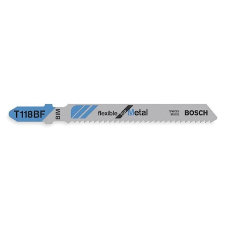 Jigsaw Blade Bimetal 3 In. L PK5 Type T118BF by USA Bosch Power Jig Saw Blades