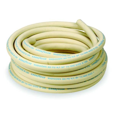 1/2" ID x 50 ft EPDM Bulk Washdown Hose WT by USA Value Brand Air Compressor Industrial Hoses