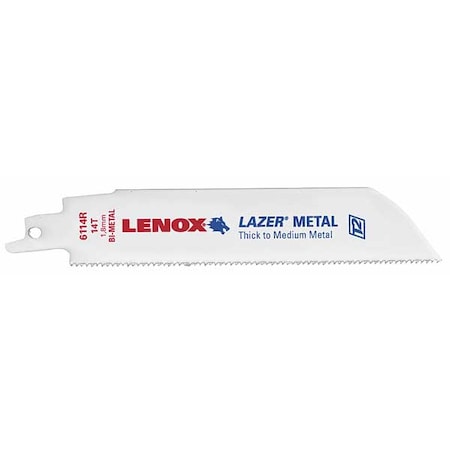 6" L Reciprocating Saw Blade 25 pk. by USA Lenox Reciprocating Power Saw Blades