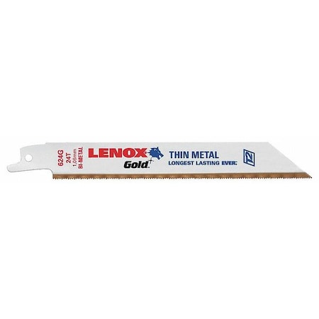 3/4" W Reciprocating Saw Blade 25 pk. Type 21086B624GR by USA Lenox Reciprocating Power Saw Blades