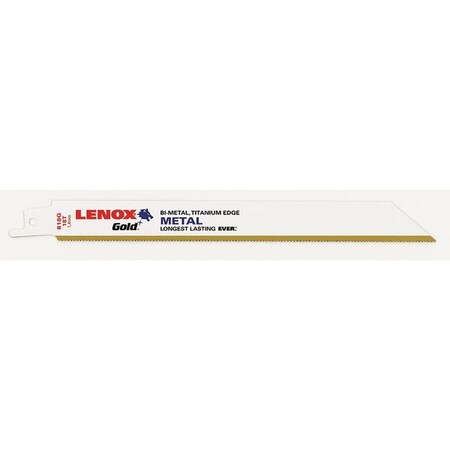 8" L Reciprocating Saw Blade 25 pk. Type 21084B818GR by USA Lenox Reciprocating Power Saw Blades