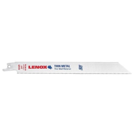 8" L Reciprocating Saw Blade 5 pk. Type 20579824R by USA Lenox Reciprocating Power Saw Blades
