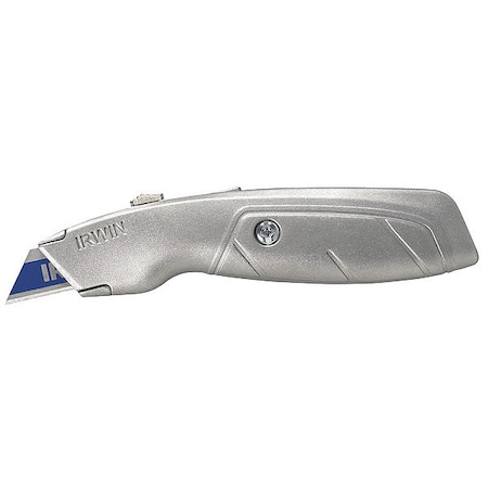 Utility Knife 6 1/2 In. Natural Aluminum by USA Irwin Utility Knives