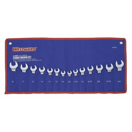 Combo Wrench Set 3/8 3/4 in 10 19mm 14Pc by USA Westward Combination Wrench Sets
