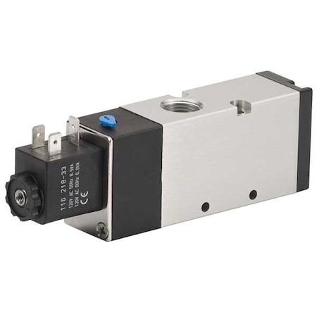 Solenoid Air Control Valve 1/2 In 120VAC Type M254SS 120 A by USA ARO Pneumatic Solenoid Air Control Valves