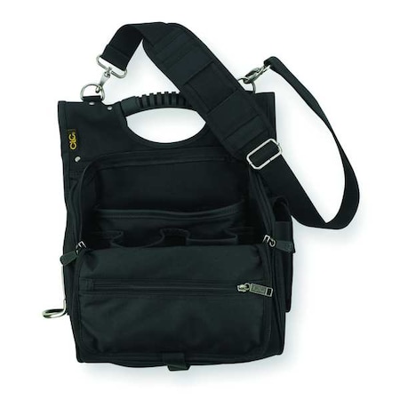 Electricians Tool Pouch w/ Shoulder Strap Black by USA CLC Tool & Work Belts Aprons & Suspenders