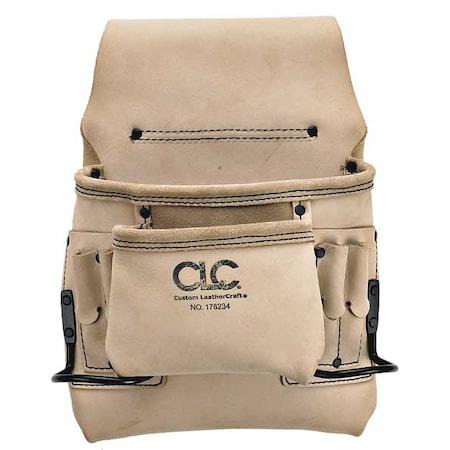 Carpenters Nail & Tool Pouch Leather by USA CLC Tool & Work Belts Aprons & Suspenders