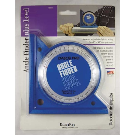 Angle Finder V Groove 0 90 Deg 5 In Base by USA Dasco Pro Angle Pitch & Slope Locators