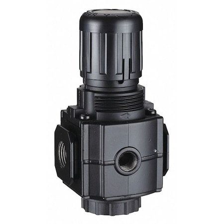 Air Regulator 1/2 In NPT 220 cfm 300 psi by USA Speedaire Pneumatic Modular FRL Accessories
