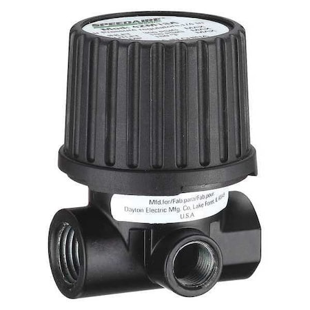 Air Regulator 1/4 In NPT 13 cfm 300 psi by USA Speedaire Pneumatic Modular FRL Accessories