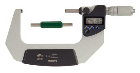 Mitutoyo Electronic Micrometer 3 4 In 0.00005 In Technical Info