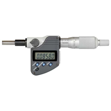 Electronic Micrometer Head 0 to 1 In Type 350 351 30 by USA Mitutoyo Micrometers