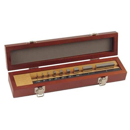 Gage Block Set AS 1 0.625 2 In 9Pc by USA Mitutoyo Precision Measuring Gauge Blocks & Clamps