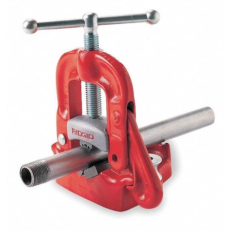 Bench Yoke Vise 1/8 3 In. Cap 12 1/2 H by USA Ridgid Pipe Threading Machine Stands