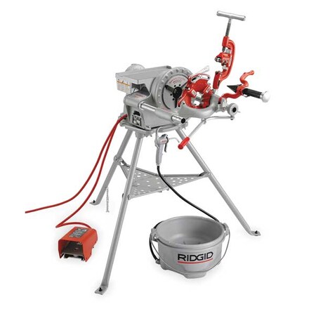 Pipe Threading Machine 1/8 to 1 1/4 In. by USA Ridgid Pipe Threading & Cutting Machines