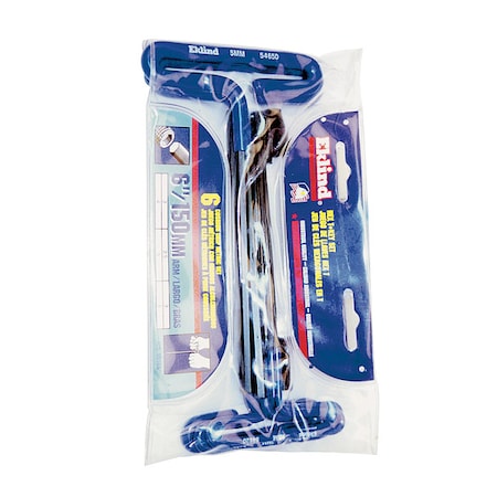 Hex Key Set Pieces 8 M5 Type 55198 by USA Eklind Hex Key Sets