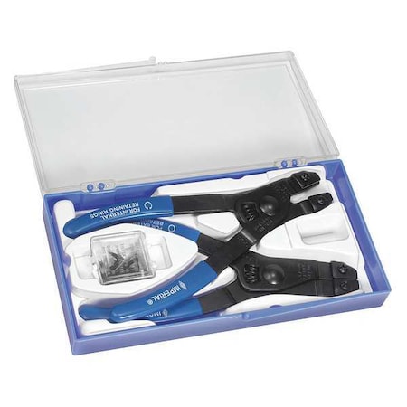 Retaining Ring Plier Set 0 to 90Deg 2 pc by USA Imperial Retaining & Lock Ring Pliers