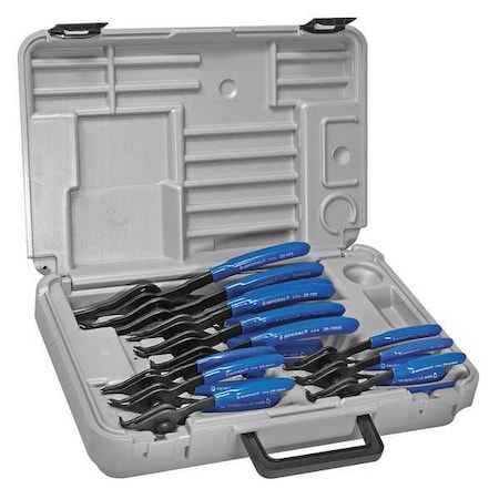 Retaining Ring Plier Set 0 to 90Deg 12pc by USA Milbar Retaining & Lock Ring Pliers