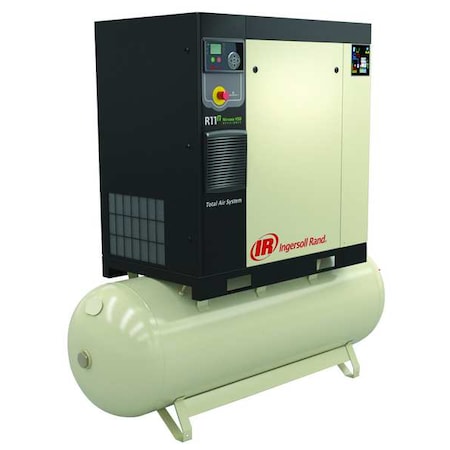 Rotary Screw Air Compressor 120 gal 26A by USA Ingersoll Rotary Screw Air Compressors