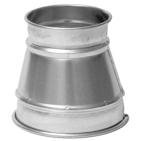 12" x 4" Round Reducer Duct Fitting 22 ga. by Nordfab in US