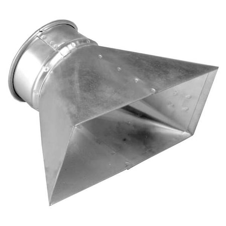 10" Router Hood Round Duct Fitting 22 ga. by Nordfab in US