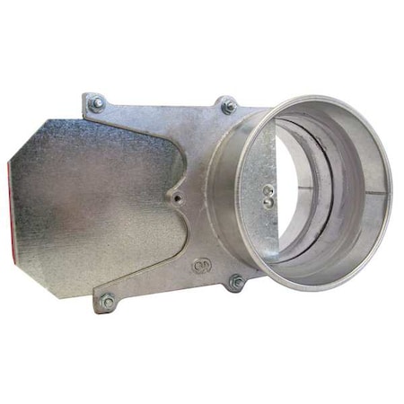 6" Manual Blast Gate Round Duct Fitting 20 ga. by Nordfab in US