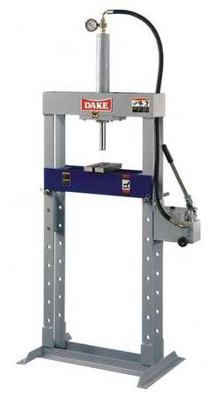 Hydraulic Press 10 t Manual Pump 71 In by USA Dake Workholding Hydraulic Presses