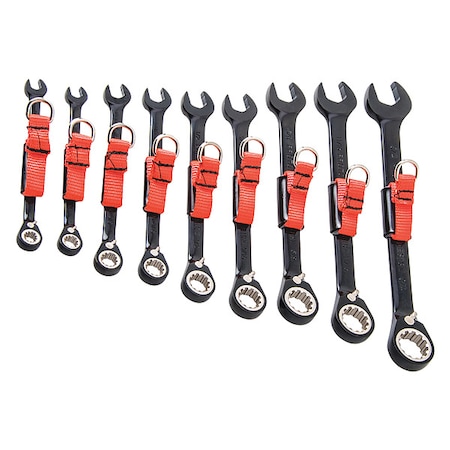 Ratcheting Wrench Set Pieces 9 Type JSCV 9S TT by USA Proto Ratcheting Wrench Sets