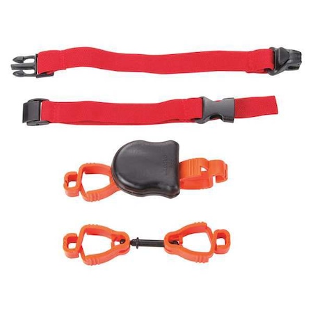 Tether Kit Nylon Clamp On to PPE by USA Proto Tool Holding Collars & Loops