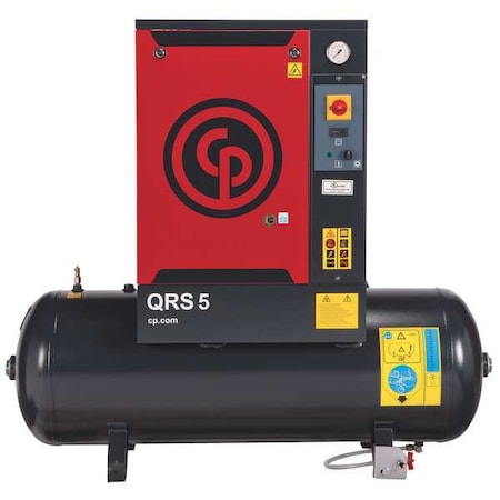 Rotary Screw Air Compressor 5HP 3Ph by USA Chicago Pneumatic Rotary Screw Air Compressors