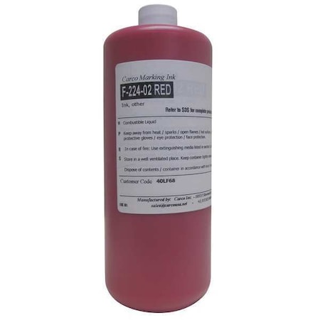 Marking Ink Pigment Red 15 to 20 min . Qty 4 by USA Carco Ink Markers
