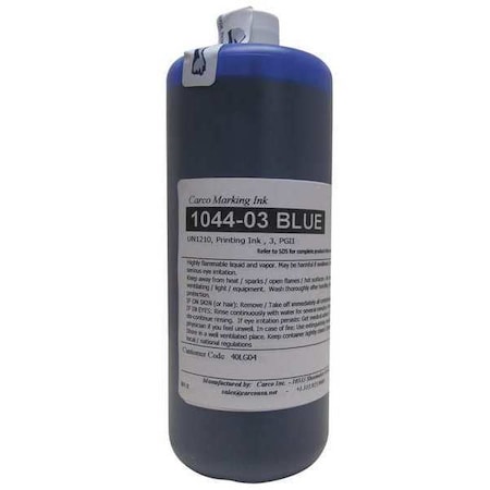 Marking Ink Dye Type Blue 10 to 15 sec. Min. Qty 4 by USA Carco Ink Markers