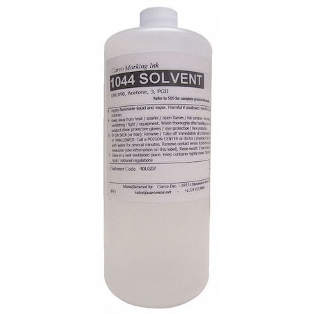 Solvent For 1044 Min. Qty 4 by USA Carco Ink Markers