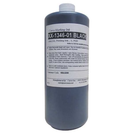 Marking Ink Pigment Blck 10 to 15 sec Min. Qty 4 by USA Carco Ink Markers