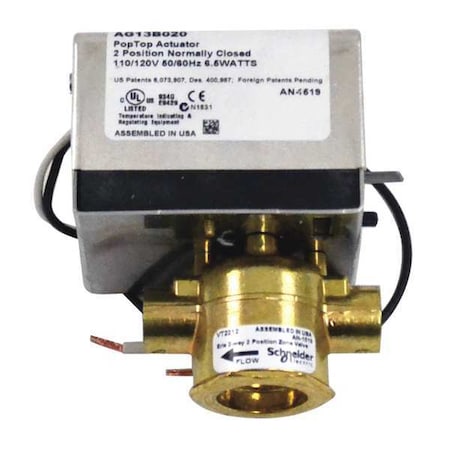 Valve Body 2 Way 1/2 in. with Actuator by Erie in US