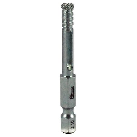 3/16" Diamond Grit Hole Saw Type DGM03C by USA Morse Hole Saws & Cutters