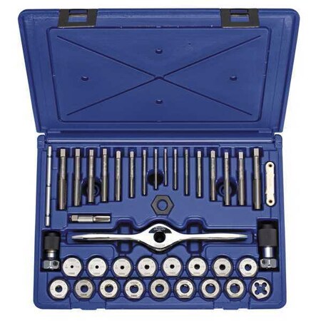 Self Alignment Tap & Die Set 40pc Carbon Type 1841348 by USA Irwin Hanson Tap & Die Sets