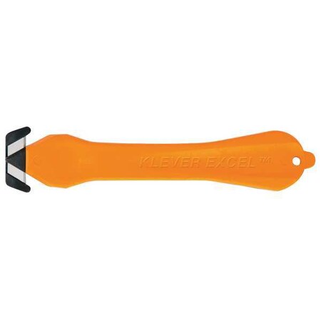 Safety Cutter Disposable 7in Orange PK10 by USA Klever Utility Knives