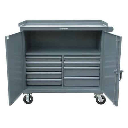 Cmbn Tol Chst/Cbnt 49 in.Wx25in.Dx47in.H by USA Strong Hold Tool Chest & Side Cabinets
