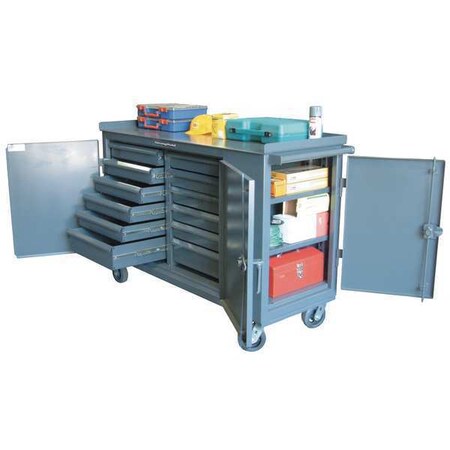 Cmbntn Tool Chest/Cbnt 61 in. W 24 in. D by USA Strong Hold Tool Chest & Side Cabinets