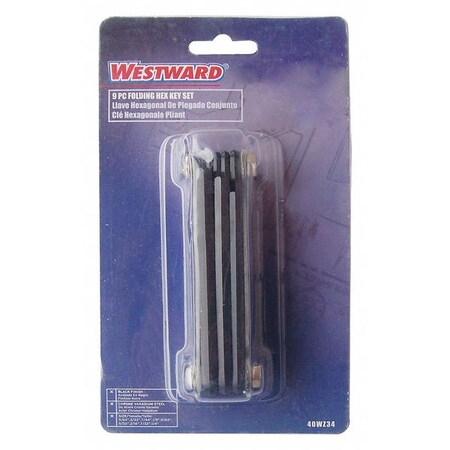 Hex Key Set Pieces 9 S11 Type 40WZ34 by USA Westward Hex Key Sets