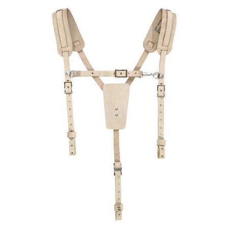 Leather Suspenders by USA Klein Tool & Work Belts Aprons & Suspenders