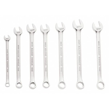 7 Piece Metric Combination Wrench Set by USA Klein Combination Wrench Sets
