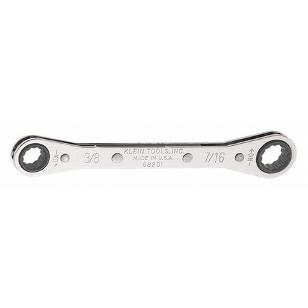 Ratcheting Box Wrench 1/4IN X 5/16IN by USA Klein Ratcheting Wrenches