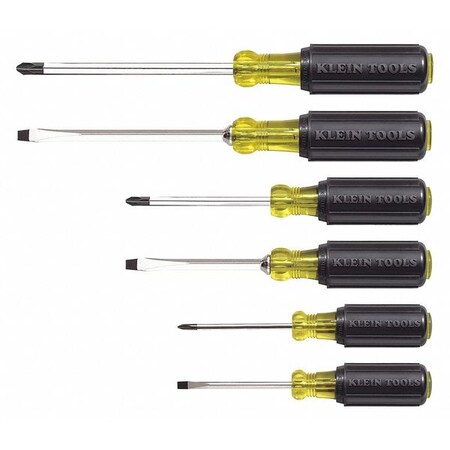 6 Piece Cushion Grip Screwdriver Set by USA Klein Screwdriver Sets