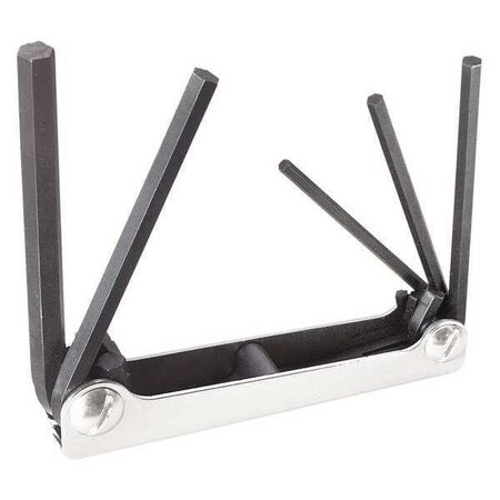 Five Key Metric Folding Hex Key Set by USA Klein Hex Key Sets