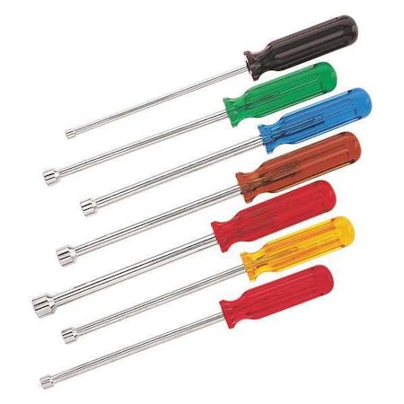 7 Piece Nut Driver Set 6IN Shanks by USA Klein Nut Driver Sets