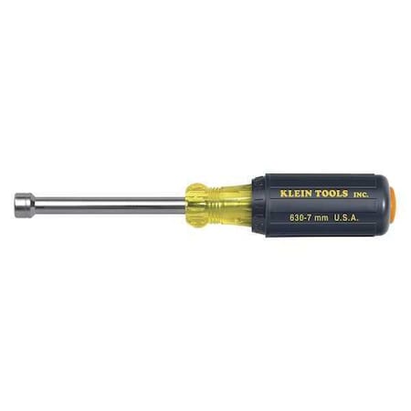 Cushion Grip Hollow Shank Nut Driver Type 630 7MM by USA Klein Nut Drivers