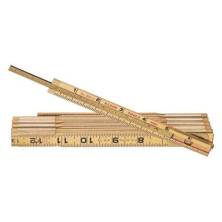 Wood Folding Rules with Extension by USA Klein Rulers & Straight Edges