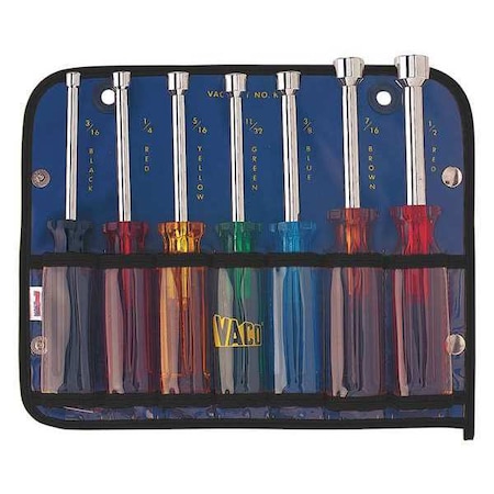 7 Piece Nut Driver Set 3IN Shanks by USA Klein Nut Driver Sets